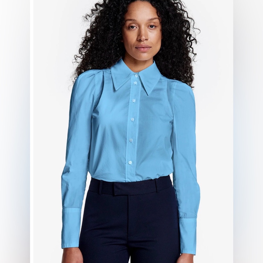 Smythe French Blue Oxford Shirt, size M/M, NWT